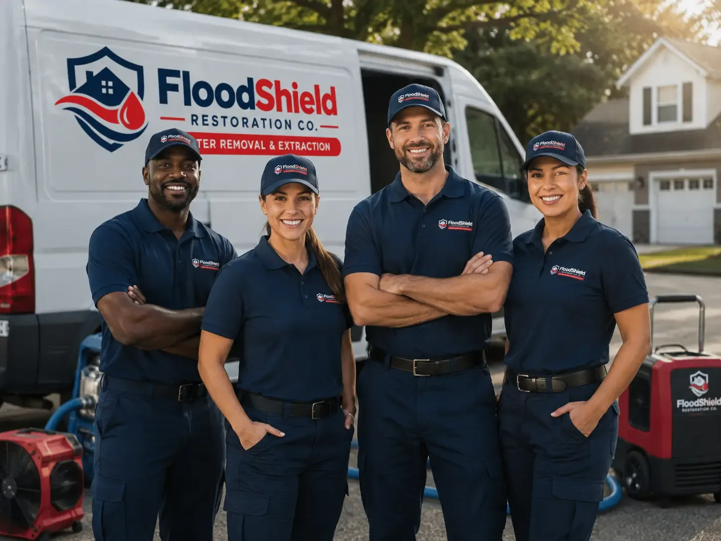 Flood Damage Restoration company in Lewisville, OH